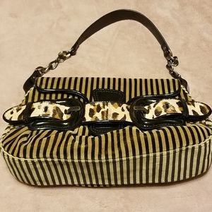 Striped/leopard authentic Fendi purse
